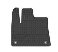 Wielganizator Alfombrillas de Coche de Goma a Medida, compatibles con Peugeot Rifter Combivan (2018-) Alfombrilla de Goma Delantera Izquierda para Coche, Color Negro, con Fijaciones Incluidas, 1