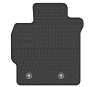 Wielganizator Alfombrillas de Coche de Goma a Medida, compatibles con Toyota Auris I Hatchback (2007-2012) Alfombrilla de pie Delantera Izquierda de Goma Negra con Fijaciones Incluidas 1 Pieza