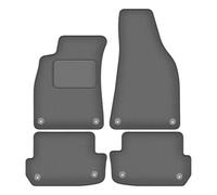 Wielganizator Alfombrillas de Coche de Terciopelo a Medida, compatibles con Audi A4 B7 (2006 - 2008). Calidad: Carlux, Ajuste, Grafito/Gris