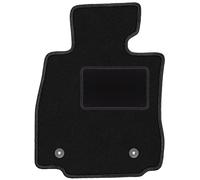 Wielganizator Alfombrillas de Coche de Terciopelo a Medida, compatibles con Mazda 2 III Hatchback (2015-), Alfombrilla para el Lado del Conductor, Terciopelo