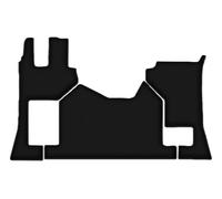 Wielganizator Alfombrillas de Coche de Terciopelo a Medida, compatibles con Mercedes Actros MP5 (2019-) - Calidad: básica | Ajuste preciso, Antideslizante 3 Piezas, Color Negro