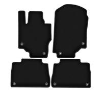 Wielganizator Alfombrillas de Coche de Terciopelo a Medida, compatibles con Mercedes GLE C167 (2019-) - Calidad: básica | Ajuste preciso y Antideslizante para la Capa Interior, 4 Piezas, Color Negro