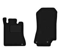 Wielganizator Alfombrillas de Coche de Terciopelo a Medida, compatibles con Mercedes SL R129 500 SL - Negro - Alfombrillas de Coche - Juego de 2 Alfombrillas Delanteras