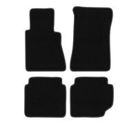 Wielganizator Alfombrillas de Coche de Terciopelo a Medida, compatibles con Mercedes W123 (1975-1986) - Calidad: básica | Ajuste preciso, Antideslizante 4 Piezas, Color Negro