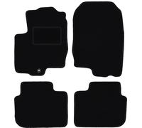 Wielganizator Alfombrillas de Coche de Terciopelo a Medida, compatibles con Mitsubishi Colt Vi Z30 Hatchback 2004-2008, 4 Piezas, Color Negro