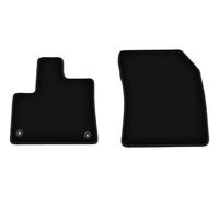 Wielganizator Alfombrillas de Coche de Terciopelo a Medida, compatibles con Opel Combo E (2018-) - Calidad: básica | Ajuste preciso, Antideslizante - 2 Piezas - Negro