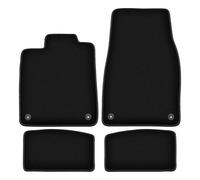 Wielganizator Alfombrillas de Coche de Terciopelo a Medida, compatibles con Porsche Taycan sedán (2020-)