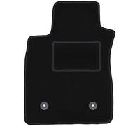 Wielganizator Alfombrillas de Coche de Terciopelo a Medida, compatibles con Renault Clio IV Grandtour, Combi, Hatchback (2013-), Alfombrilla de Terciopelo para el Lado del Conductor.
