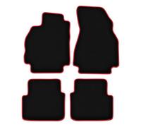 Wielganizator Alfombrillas de Coche de Terciopelo a Medida, compatibles con Renault Megane II (2002-2008), Juego de 4 Alfombrillas de Terciopelo para Coche