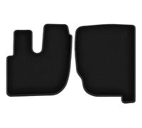 Wielganizator Alfombrillas de Coche de Terciopelo a Medida, compatibles con Renault Midlum (1997-) - Calidad: básica | Ajuste preciso, Antideslizante y 2 Piezas, Color Negro