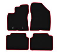 Wielganizator Alfombrillas de Coche de Terciopelo a Medida, compatibles con Toyota Avensis III T27 (2009-2013), sedán, liftback