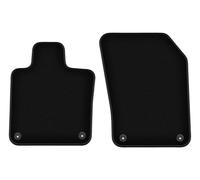 Wielganizator Alfombrillas de Coche de Terciopelo a Medida, compatibles con Volvo S90 II (2016-) - Calidad: básica | Ajuste preciso, Antideslizante y 2 Piezas, Color Negro