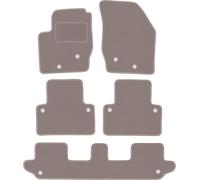 Wielganizator Alfombrillas de Coche de Terciopelo a Medida, compatibles con Volvo XC90 I SUV 7 plazas (2002-2014)