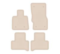 Wielganizator Alfombrillas de Goma Beige Premium diseñadas para: Alfa Romeo Stelvio Q4 (4WD) 4x4 (2017-) Alfombrillas de Coche SUV de 8 mm de Grosor, Juego de Alfombrillas de Terciopelo de Ajuste