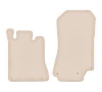 Wielganizator Alfombrillas de Goma Beige Premium diseñadas para: Mercedes SL R129 (1989-2001) 500 SL Alfombrillas de Coche de 8 mm de Grosor, Juego de Alfombrillas de Terciopelo de Ajuste
