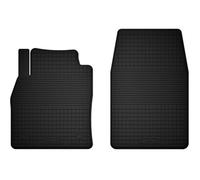 Wielganizator Alfombrillas de goma delanteras aptas para Isuzu D-MAX II (2011-) Recogida | Juego de 2 piezas, solo en la parte delantera, mejor ajuste que las alfombrillas universales, color negro