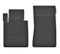 Wielganizator Alfombrillas de goma delanteras aptas para Mercedes SLK R170 (1996 - 2004) Cabrio | Juego de 2 piezas, solo en la parte delantera, mejor ajuste que las alfombrillas universales, color