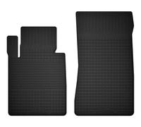 Wielganizator Alfombrillas de goma delanteras aptas para Mini Cooper R52 (2004 - 2008) Cabrio | Juego de 2 piezas, solo delanteras, mejor ajuste que las alfombrillas universales, color negro