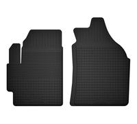Wielganizator Alfombrillas de goma delanteras aptas para Peugeot 1007 (2004 - 2009) Minivan | Juego de 2 piezas, solo en la parte delantera, mejor ajuste que las alfombrillas universales, color negro