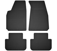 Wielganizator Alfombrillas de goma para Alfa Romeo 164 (1988-1997) Sedán, juego de 4 piezas, mejor ajuste que las alfombrillas universales, color negro