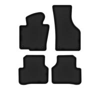 Wielganizator Alfombrillas de Poliamida Negra aptas para: Volkswagen CC Coupe (2012 - 2017) 4 Piezas de Alfombrillas de Goma