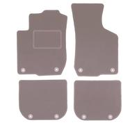 Wielganizator Alfombrillas de Terciopelo compatibles con Audi A3 8L Hatchback 1996-2001 Juego de 4 Piezas de Terciopelo Beige