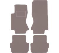 Wielganizator Alfombrillas de Terciopelo compatibles con Jaguar S-Type X204 sedán 2002-2008 Juego de 4 Piezas de Terciopelo Beige