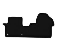 Wielganizator Alfombrillas delanteras de terciopelo aptas para Fiat Scudo III (2021-) | Calidad: Basic - Ajuste exacto, antideslizante redondo 2 piezas - Negro