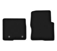 Wielganizator Alfombrillas delanteras de terciopelo aptas para Ford F150 XI (2003-2008) | Calidad: Basic - Ajuste exacto, antideslizante redondo 2 piezas - Negro