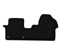 Wielganizator Alfombrillas delanteras de terciopelo aptas para Toyota ProAce II (2016-) | Calidad: Basic - Ajuste preciso, antideslizante redondo 2 piezas - Negro