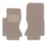 Wielganizator Alfombrillas Delanteras de Terciopelo Beige, compatibles con: Jaguar S-Type X204 (2002-2008) sedán alfombras de Alfombra Beige a Juego de 2 Unidades