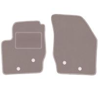 Wielganizator Alfombrillas Delanteras de Terciopelo Beige, compatibles con: Volvo XC90 I (2002-2014) SUV 7 pers. Alfombras de Alfombra Beige a Juego de 2 Unidades