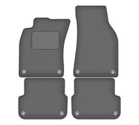 Wielganizator Alfombrillas para Coche de Terciopelo, Color Grafito, Ajuste, Alfombrillas de Terciopelo Anthra, aptas para: Audi A6 C6 Sedán, Combi, Avant (2004 - 2006), 4 Piezas