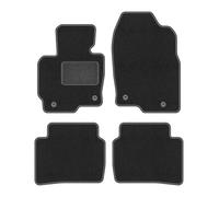 Wielganizator Alfombrillas para Coche de Terciopelo de Color Grafito, Ajuste Mazda CX-5 I Kombi (2012 - 2017), 4 Piezas