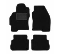 Wielganizator Carlux - Juego de Alfombrillas de Terciopelo para Ford Mondeo MK2 Estate, Sedan, Liftback (4 Piezas), Color Negro