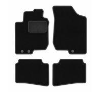 Wielganizator Carlux - Juego de Alfombrillas de Terciopelo para Hyundai i30 I Hatchback, Combi, CW 2007-2012, 4 Piezas, Color Negro