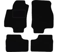Wielganizator Carlux - Juego de Alfombrillas de Terciopelo para Opel Astra G Sedan, Coupe, Cabrio, Bertone Kombi Hatchback 1998-2009, 4 Piezas, Color Negro
