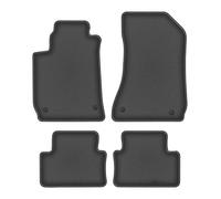 Wielganizator Durban Alfombrillas Coche de moqueta compatibles con Alfa Romeo 159 sedán, Familiar, Estate, Sportwagon 2006-2011 - Juego de 4 Piezas, Grafito, Base engomada