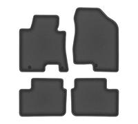 Wielganizator Durban Alfombrillas Coche de moqueta compatibles con Hyundai i30 II Hatchback, Familiar, Wagon 2011-2017 - Juego de 4 Piezas, Grafito, Base engomada