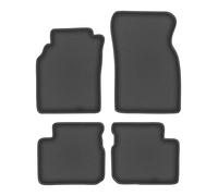 Wielganizator Durban Alfombrillas Coche de moqueta compatibles con Nissan Primera P11 liftback, sedán, Wagon, Familiar 1995-2002 - Juego de 4 Piezas, Grafito, Base engomada