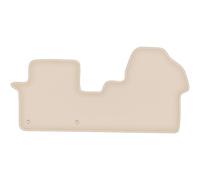 Wielganizator Fortuna - Alfombrillas de terciopelo compatibles con Peugeot Traveller van a partir de 2016, juego de 1 unidad, color beige, con respaldo de goma