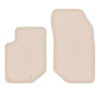Wielganizator FORTUNA Alfombrillas delanteras de terciopelo compatibles con DS3 Crossback II Crossover a partir de 2018 - 2 unidades delanteras, beige, engomadas