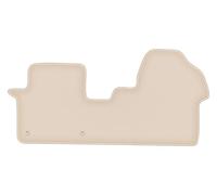 Wielganizator Fortuna - Alfombrillas delanteras de terciopelo compatibles con Peugeot Traveller van a partir de 2016 - Delanteras, 1 unidad, beige, engomadas