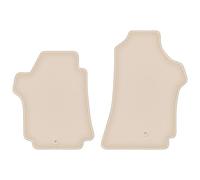 Wielganizator Fortuna Alfombrillas para Coche de Terciopelo compatibles con Hyundai H1 II Van 2007-2021, 2 Unidades, Beige, engomadas