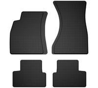 Wielganizator Juego de 4 alfombrillas de goma aptas para Audi A4 B9 (2015) Sportback, Saloon, Estate, Avant, Allroad, 4 piezas, mejor ajuste que las alfombrillas universales, color negro