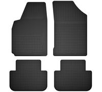 Wielganizator Juego de 4 alfombrillas de goma para Alfa Romeo GT (2003 - 2010) Coupé, mejor ajuste que las alfombrillas universales, color negro