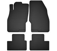 Wielganizator Juego de 4 alfombrillas de goma para Alfa Romeo Mito (2008 - 2019) Hatchback, mejor ajuste que las alfombrillas universales, color negro