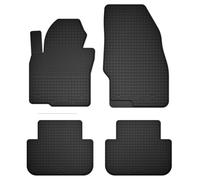 Wielganizator Juego de 4 alfombrillas de goma para Alfa Romeo Stelvio Q4 (4WD) 4x4 (2017), color negro