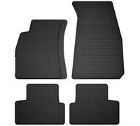 Wielganizator Juego de 4 alfombrillas de goma para Audi A6 C6 (2004-2006) Saloon, Estate, Avant, mejor ajuste que las alfombrillas universales, color negro