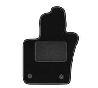 Wielganizator LUX Alfombra de conductor de terciopelo compatible con Alfa Romeo Tonale 965 SUV a partir de 2022-1 pieza, negro
